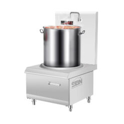 Bếp hầm điện từ đơn công nghiệp 8kW SBN-TL08C-02 100L