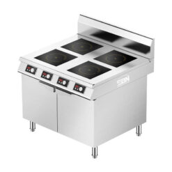 Bếp từ công nghiệp 4 vùng nấu mặt phẳng 4x5kW (20kW) SBN-4BZL5X-10A